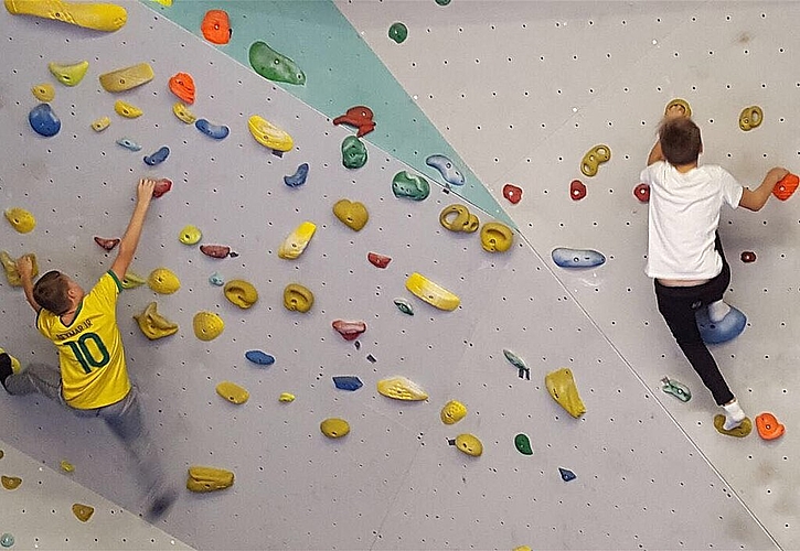 Klettern kam bei den Kindern gut an.
