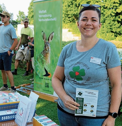 Sandra Rabus stellte den Neuzuzügern den Familienverein vor. bär