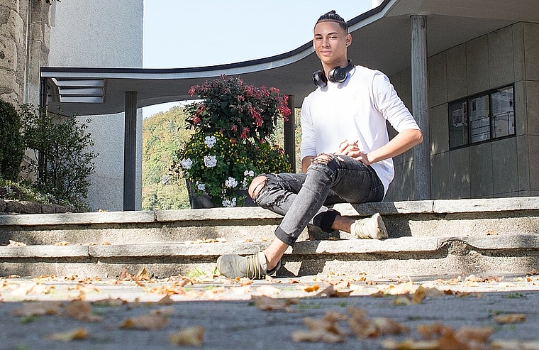 Davide van Heerden (16) singt mit Leidenschaft italienische Arien. (Barbara Scherer)