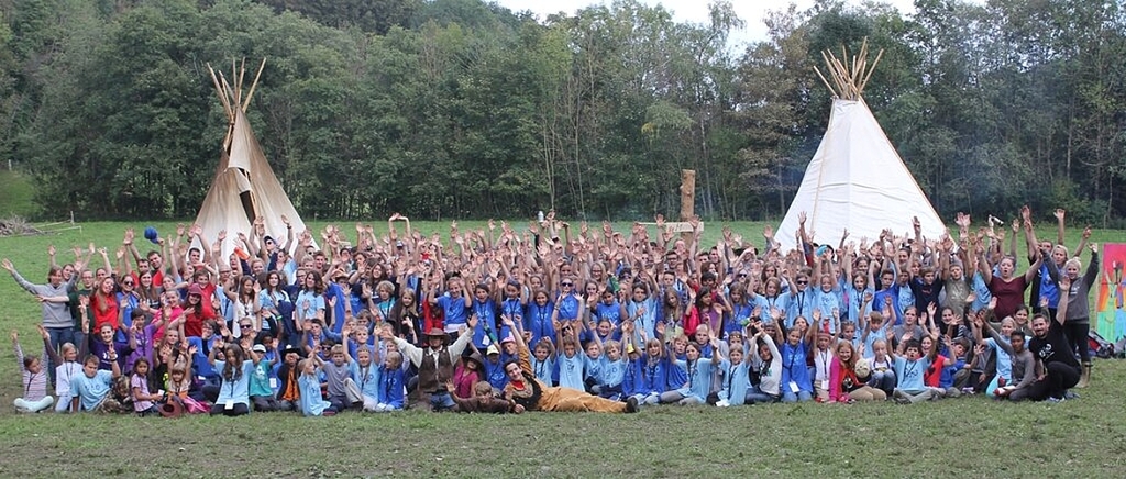 Unter dem Motto «Im Weste eschs am beste» fand für 320 Kinder ein unvergessliches Wochenende statt. Fotos: zVg