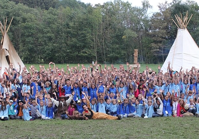 Unter dem Motto «Im Weste eschs am beste» fand für 320 Kinder ein unvergessliches Wochenende statt. Fotos: zVg