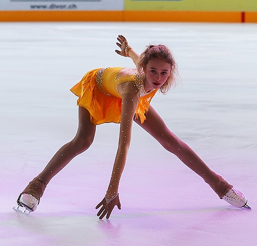 Heidi Hugener vom Wettinger Eislaufclub.
