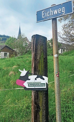 Wer der Beschilderung folgt, wird von einem Posten zum anderen geführt. bär