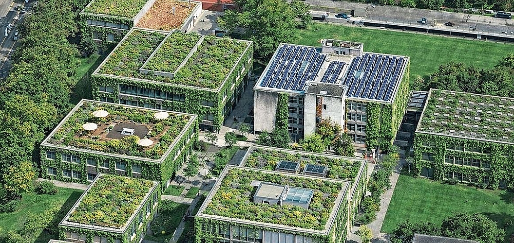 Die Kanti Baden erscheint in diesem Vorschlag stark bewachsen.zVg