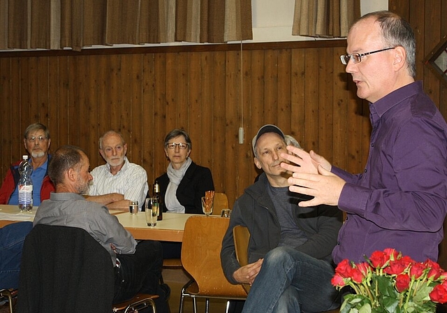 Nationalrat Max Chopard berichtete aus der Sommersession. Foto: zVg