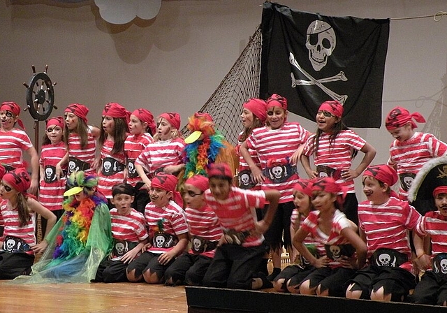 Die Klasse 3a hat ein Theaterstück um den Piraten Pitt aufgeführt. Foto: zVg