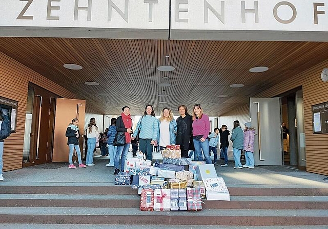 Das Elternteam startete die Aktion in der Schule Zehntenhof. zVg

