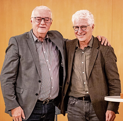 Abschied Gemeindeammann Roland Kuster (l.) und sein Vize Markus Maibach an ihrer letzten Ratssitzung. Roger Egloff Abschied Gemeindeammann Roland Kuster (l.) und sein Vize Markus Maibach an ihrer letzten Ratssitzung. Roger Egloff