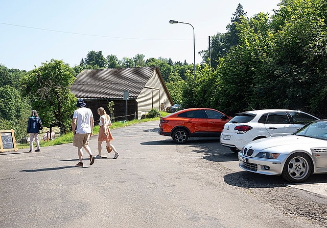 Die Strasse zum Restaurant Rüsler wird nächstes Jahr saniert und ist dann nicht befahrbar. Archiv/Alex Spichale