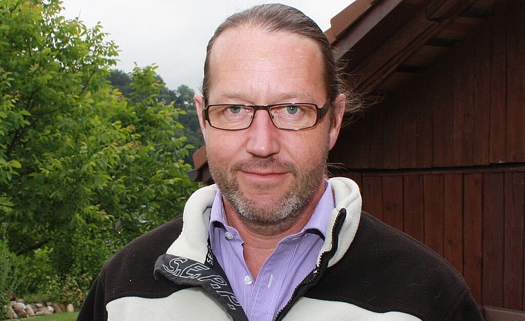 Alois Greber informiert über die Zonenplanänderung. Foto: bär