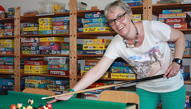Doris Hunziker präsidiert seit Kurzem die Ludothek Wettingen. Foto: bär