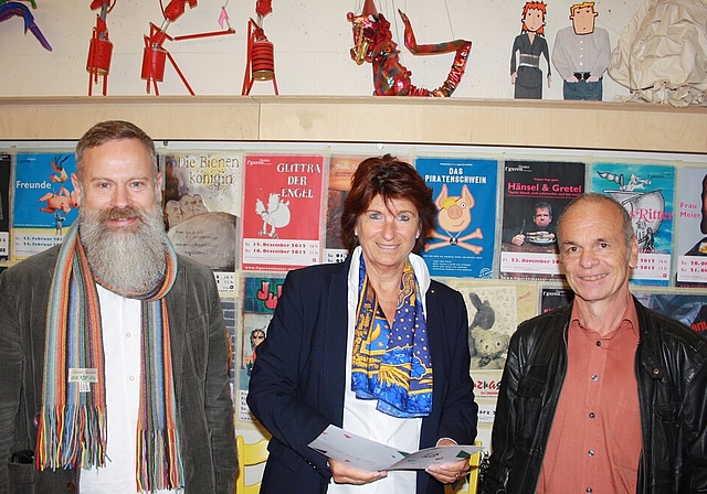 Verantwortlich für das das BiFang Kulturmeilenfest (v.l.): Rudolf Velhagen, Antoinette Eckert und Hansueli Trüb. se