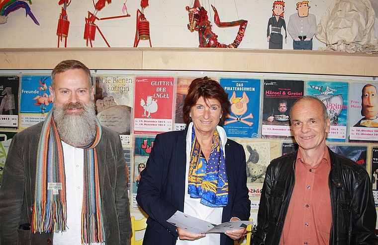 Verantwortlich für das das BiFang Kulturmeilenfest (v.l.): Rudolf Velhagen, Antoinette Eckert und Hansueli Trüb. se