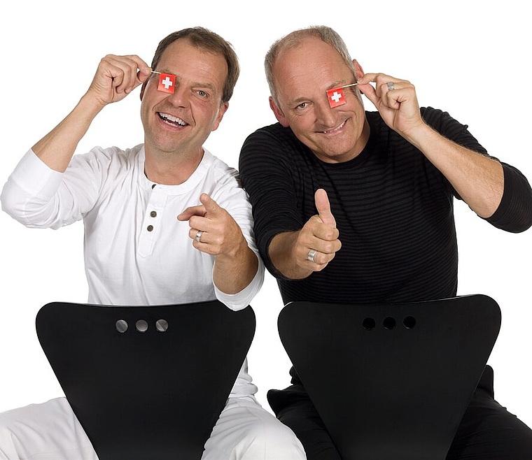 Comedyduo Sutter & Pfändler gastiert in Neuenhof. Foto: zVg