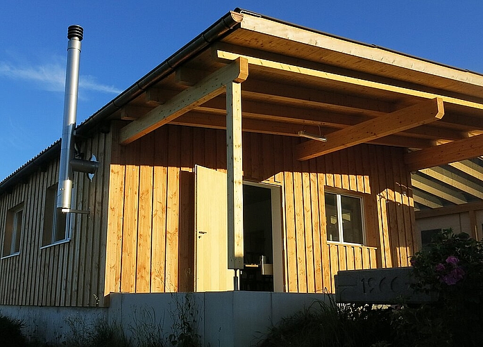 Das Schützenhaus Buckmatte strahlt in neuem Glanz. Fotos: bha
