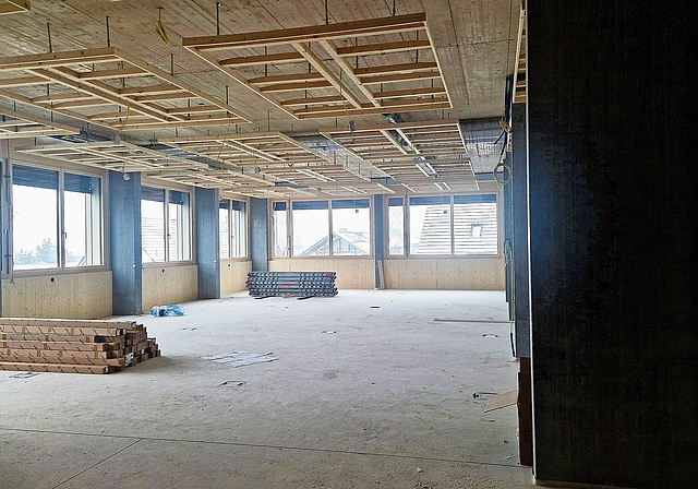 Hier entsteht das zukünftige Lernatelier. 