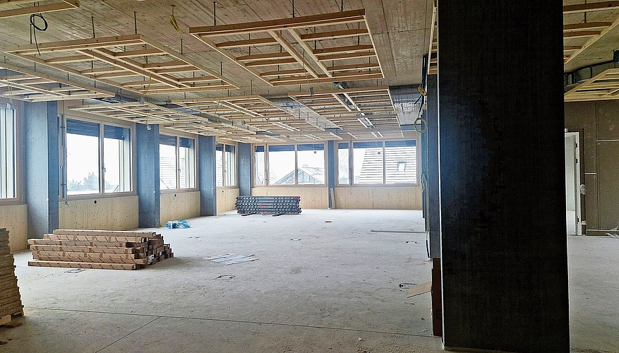 Hier entsteht das zukünftige Lernatelier. 