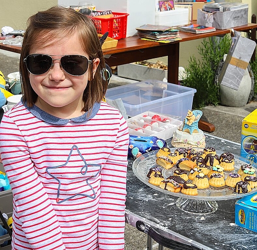 Ellie Huber hat Gugelhöpfli gebacken und verziert.