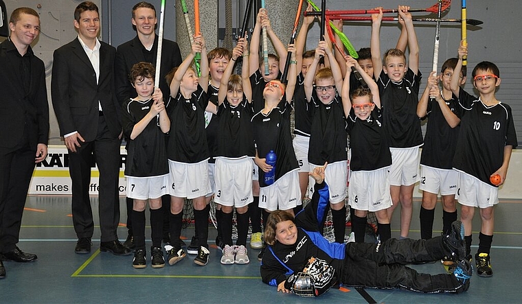 Die Junioren D freuen sich. Foto: zVg
