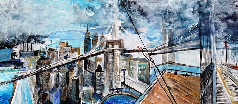 Gemälde «New York» von Barbara Meier. Foto: zVg