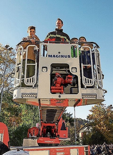 Die Kleinsten im Löscheinsatz.
