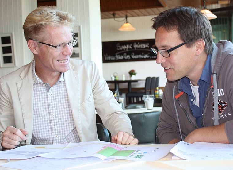 Pro und Kontra Consuelo Senn (l.), FDP, und Daniel Zehnder, Sportvereine.bär