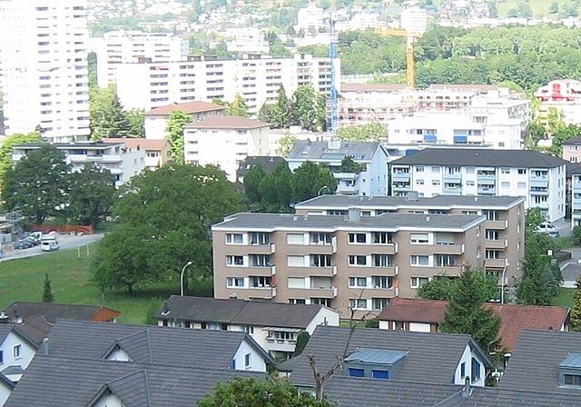 Neuenhof kann nicht gegen aussen wachsen. Foto: bär