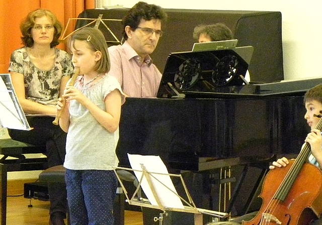 Im fachkompetenten Unterricht ein Instrument spielen lernen. Foto: zVg