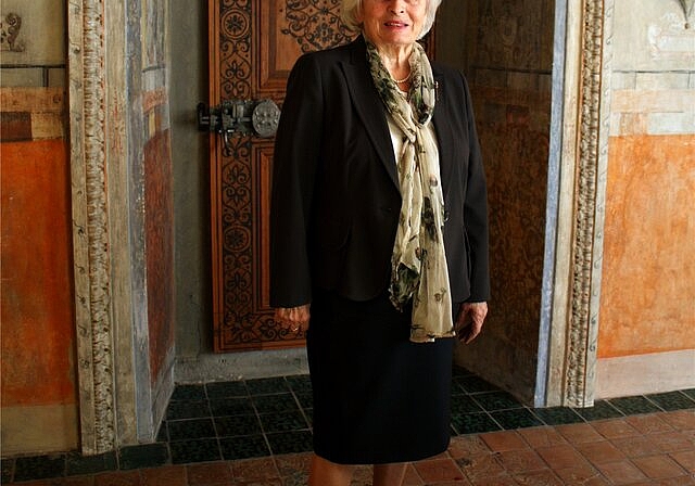 Olga Beeler führte 30 Jahre durchs Kloster und zieht sich mit 90 Jahren zurück. bär