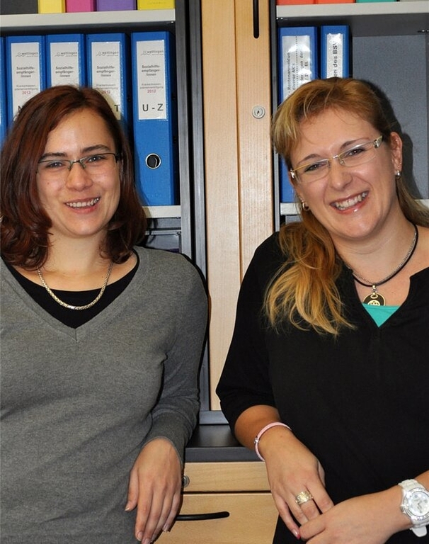 Adriana Martinelli und Cornelia Zeindler der Gemeindezweigstelle SVA.Foto: zVg