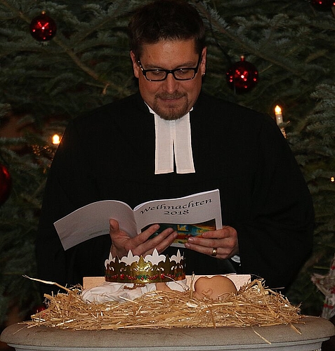 Pfarrer <em>Stefan Siegrist. (Melanie Bär)</em>
