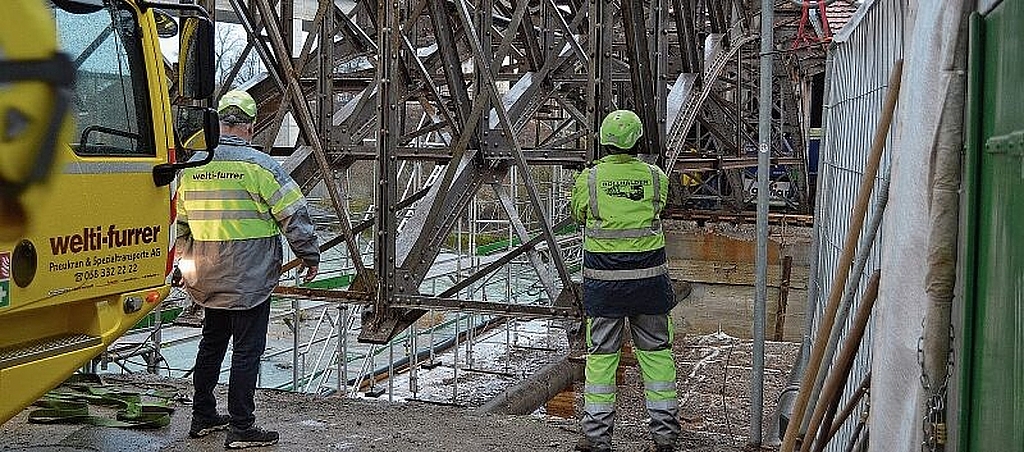 Antik: So sah die Brücke in Wettingen früher aus (Bild: zVg)