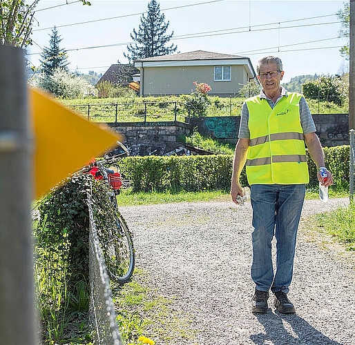 ... oder tief unten, wird geputzt.