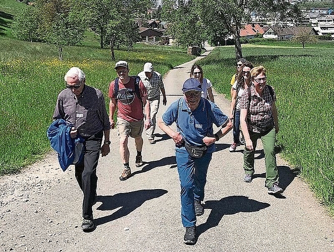 Die zwölf Kilometer lange Wanderung  zeigte den wertvollen Freiraum.  zVg
