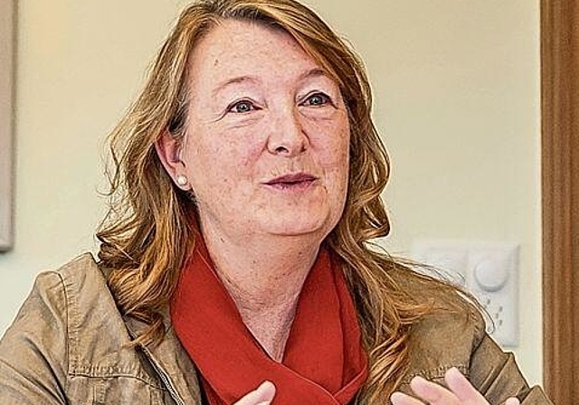 Gemeinderätin Kirsten Ernst, Vorsteherin des Ressorts Tiefbau.  Philipp Neidhart