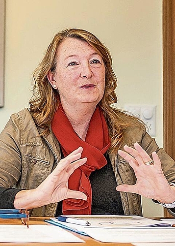 Gemeinderätin Kirsten Ernst, Vorsteherin des Ressorts Tiefbau.  Philipp Neidhart