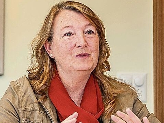 Gemeinderätin Kirsten Ernst, Vorsteherin des Ressorts Tiefbau.  Philipp Neidhart