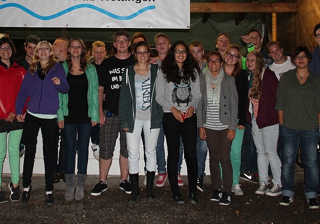 An der Jungbürgerfeier gab es Gespräche, Apéro und ein Quiz. Foto: zVg