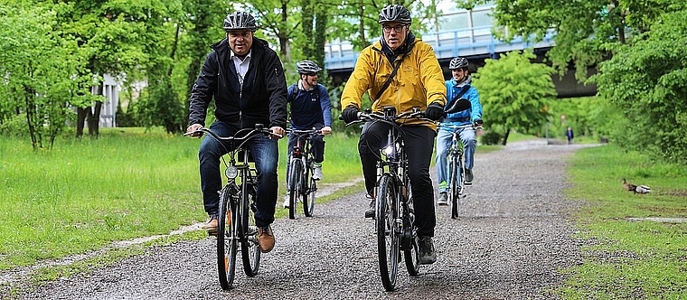 Mit einer Velotour startete die «Regionale 2025 auf Tour».