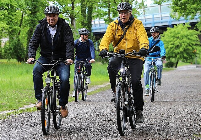 Mit einer Velotour startete die «Regionale 2025 auf Tour».