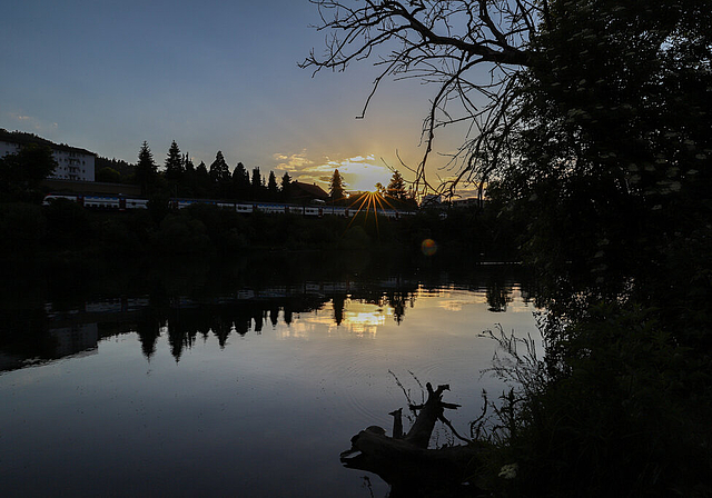 Abgesagte Tage am Wasser Limmat kann trotzdem genossen werden. Gaby Kost