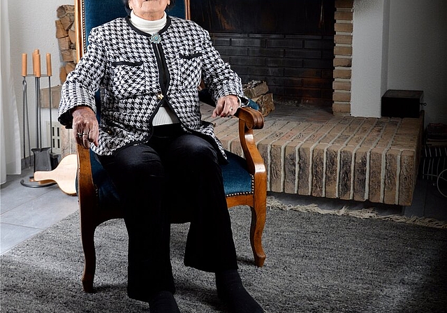 Jacqueline Gilly-Mournier feiert am 20. Dezember ihren 100. Geburtstag.zVg