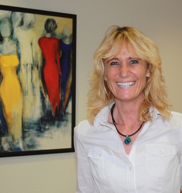 Susanne Schläpfer Die neue Frau Gemeindeammann von Neuenhof in der Frauenzentrale in Aarau.Foto: bär