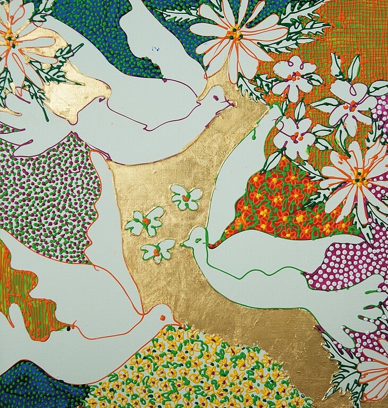 Von Japan beeinflusstes Werk von Gaby Kulstrunk. Foto: zVg