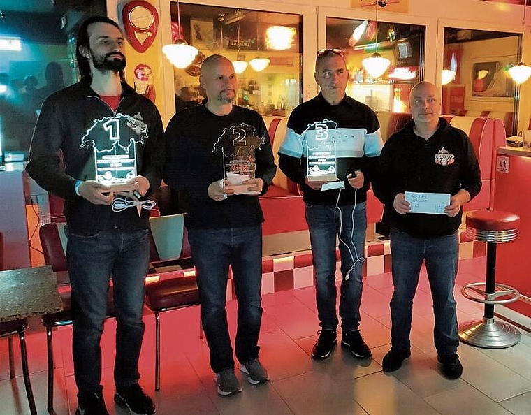 Die besten vier von links: Roberto Pedroni, Christian Behnke, Fabio Francescato und Francesco Sacco. zVg
