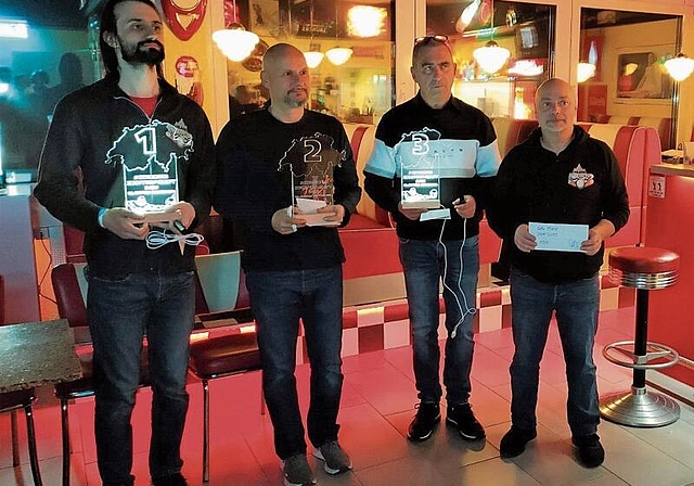 Die besten vier von links: Roberto Pedroni, Christian Behnke, Fabio Francescato und Francesco Sacco.   zVg