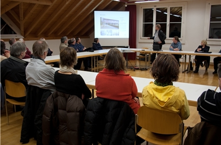 Rund 40 Personen folgten der Einladung der Gemeinde.Foto: sa