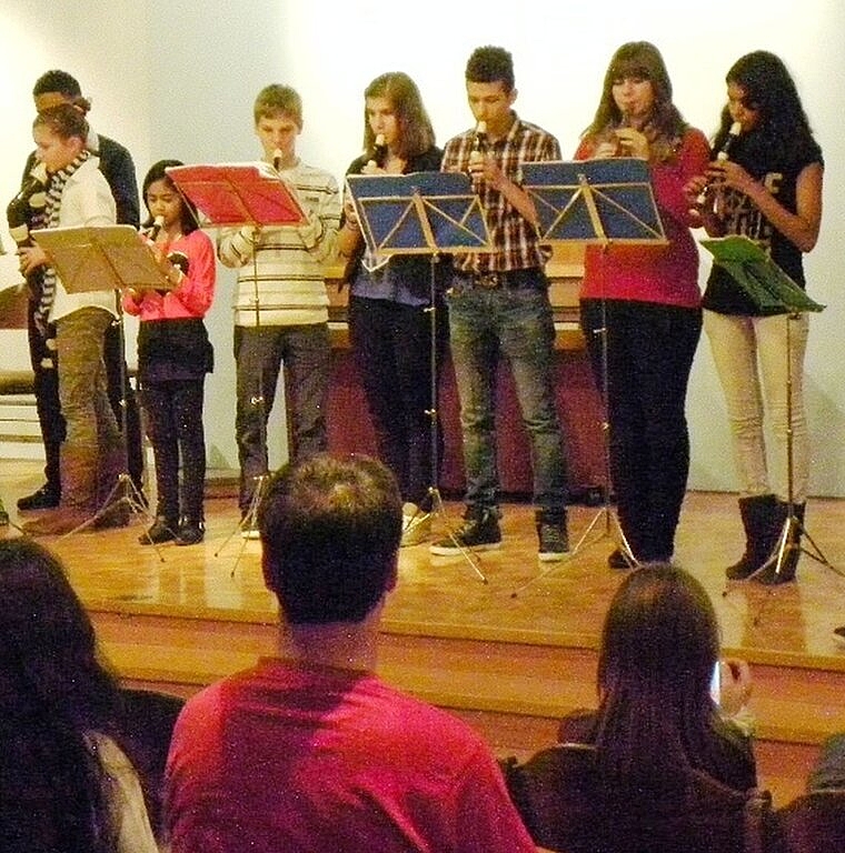 Musikschülerinnen und Musikschüler präsentieren das Gelernte. Foto: zVg