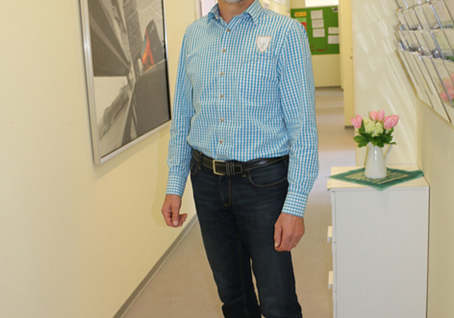 Peter Marthaler ist Geschäftsführer des Spitexvereins Wettingen-Neuenhof und führt 58 Mitarbeitende, die rund 3000 Stellenprozent innehaben,Foto: bär