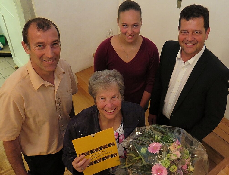 Wechsel im Vorstand: Verena Zehnder (u.) und Toni Möckel (l.) gehen, Andrea Vogt (o.) und Alain Cornuz (r.) kommen. Foto: ska